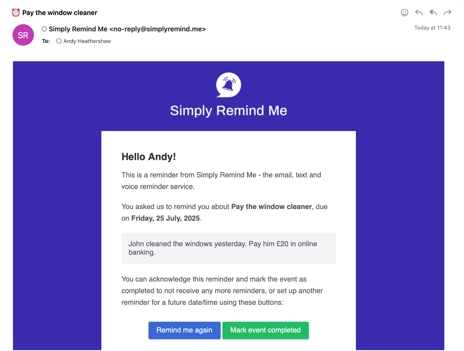 Free email reminder app | Waggybytes Technology