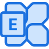Icon of Microsoft Exchange showing that Fasthosts offer hosted Exchange email services